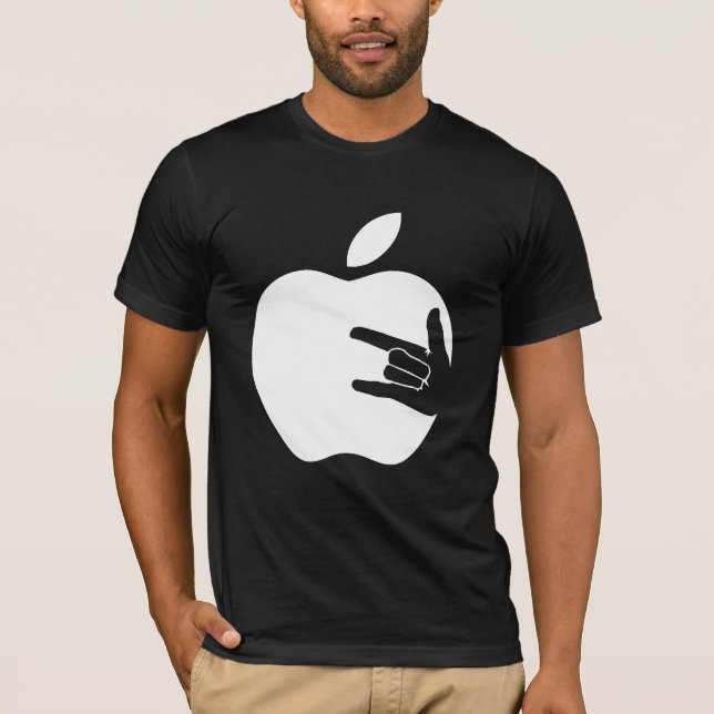 Apple metallskjorta t-shirt (Framsida)