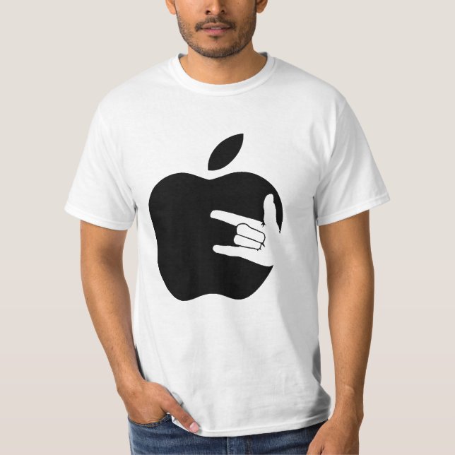 Apple metallskjorta tröja (Framsida)
