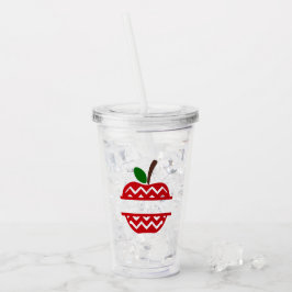 Apple MonogramTumbler Take Away Mugg