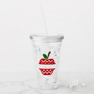 Apple MonogramTumbler Take Away Mugg