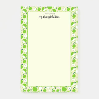 Apple Mönster A Note från Lacher Cute Post-it Block