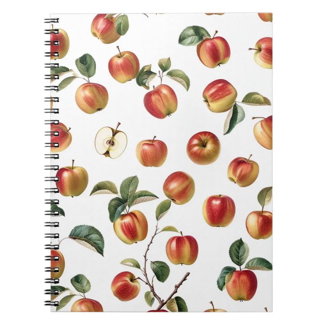 Apple Mönster Anteckningsbok (Framsidan)