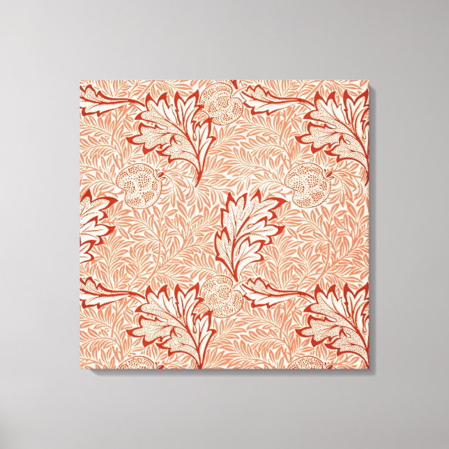 Apple Mönster (av William Morris) Canvastryck (Framsida)