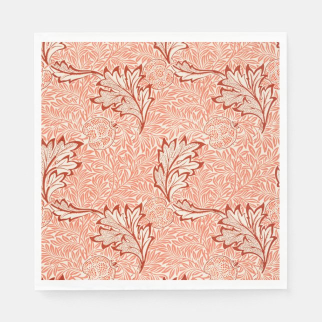 Apple Mönster (av William Morris) Pappersservett (Framsidan)