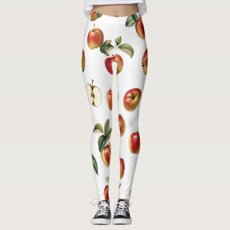 Apple Mönster Leggings