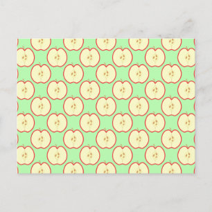 Apple mönster. vykort