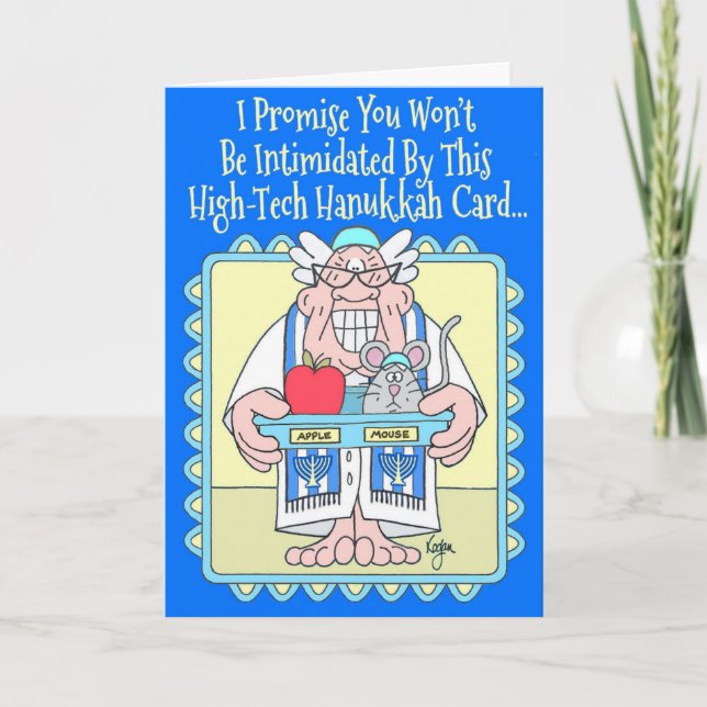 APPLE MUSHanukkah kort (Framsida)