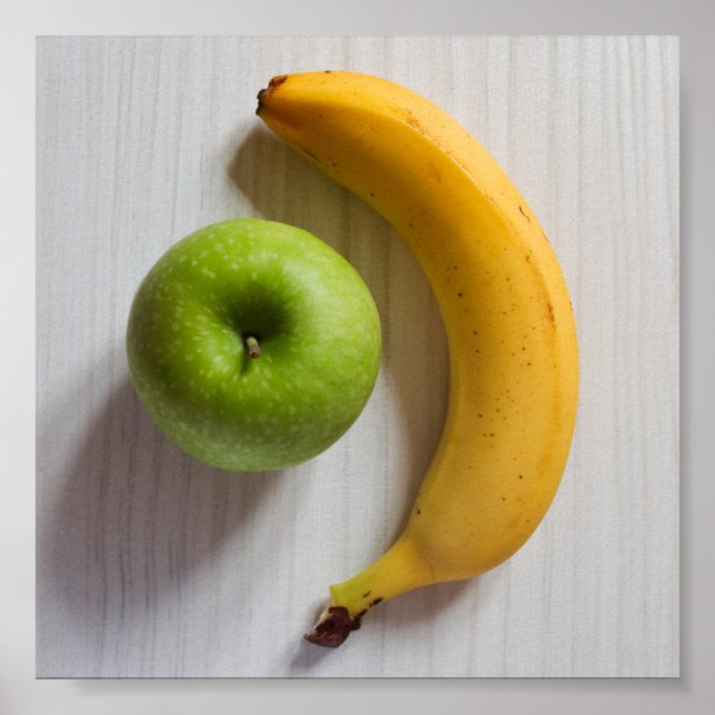 äpple och bananer poster (Framsidan)