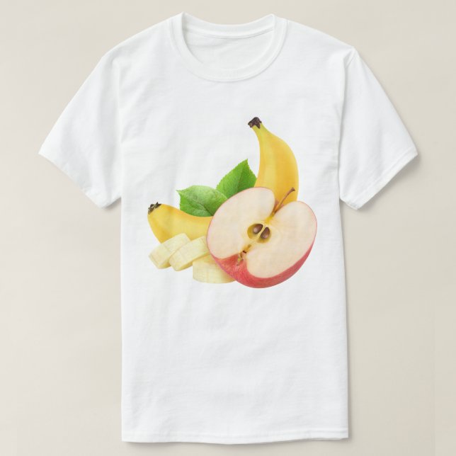 Äpple och bananer t-shirt (Design framsida)