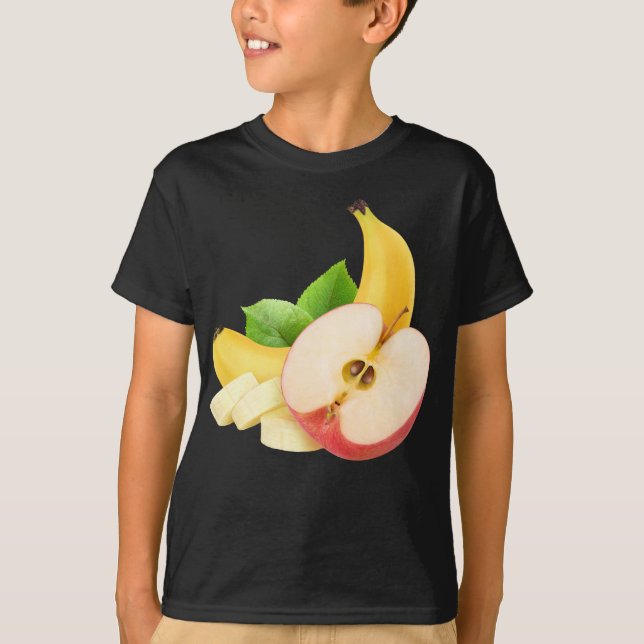 Äpple och bananer tee (Framsida)