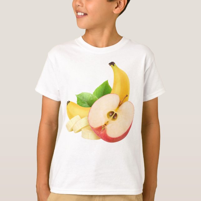 Äpple och bananer tee shirt (Framsida)