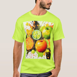 Äpple och Citrus Burst T Shirt