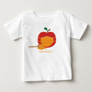 Äpple och honung med Orange Ansikte-mask T Shirt