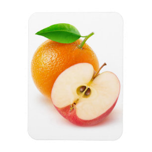 Äpple och orange magnet