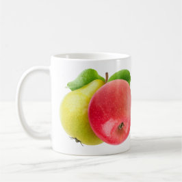 Äpple och päron kaffemugg