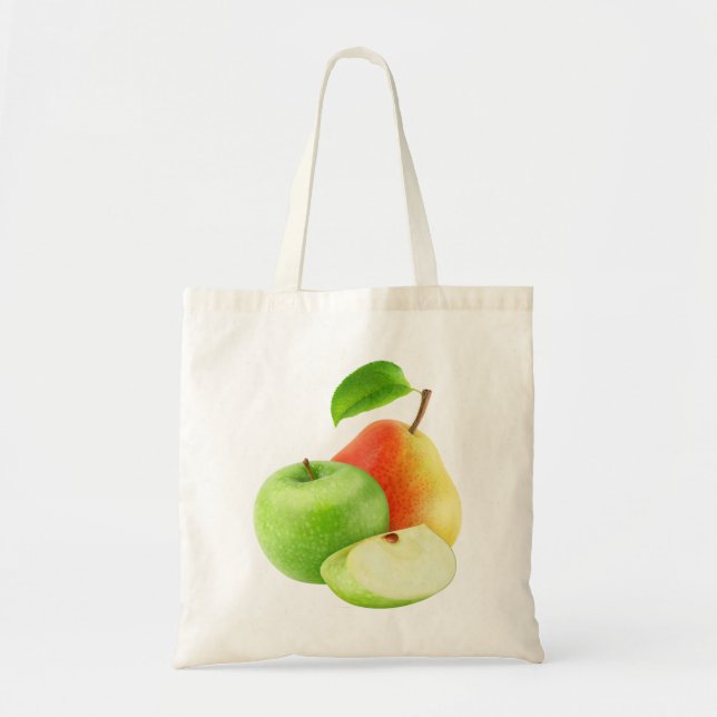 Äpple och päron tygkasse (Framsidan)