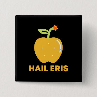 Apple of Discord Hail Eris Button Knapp