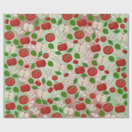 “Apple of My Eye” Stipple Art Wrapping Paper Presentpapper