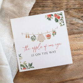 Apple of Our Eye Fall Baby Shower Pappersservett