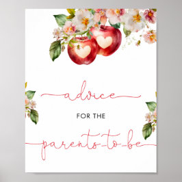 Apple of our Öga Advice Sign Poster
