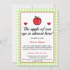 "Apple of our Öga" Baby Shower-inbjudan Inbjudningar