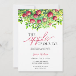 Apple of our Öga Thanksgiving Baby Shower Inbjudningar
