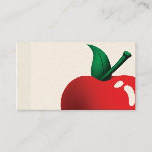 äpple om dagen visitkort