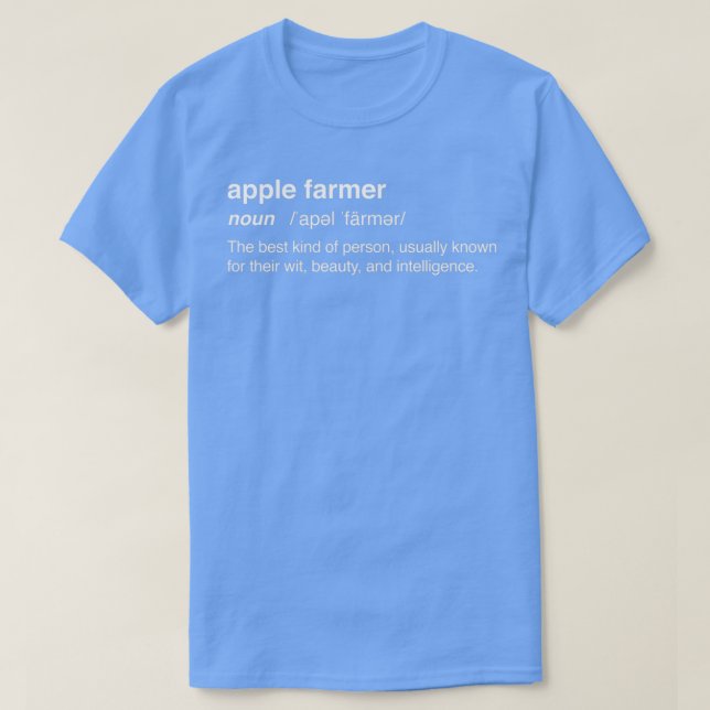 Apple Orchard Funny Apple Farm T Shirt (Design framsida)
