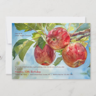 Apple Orchard Inbjudningar