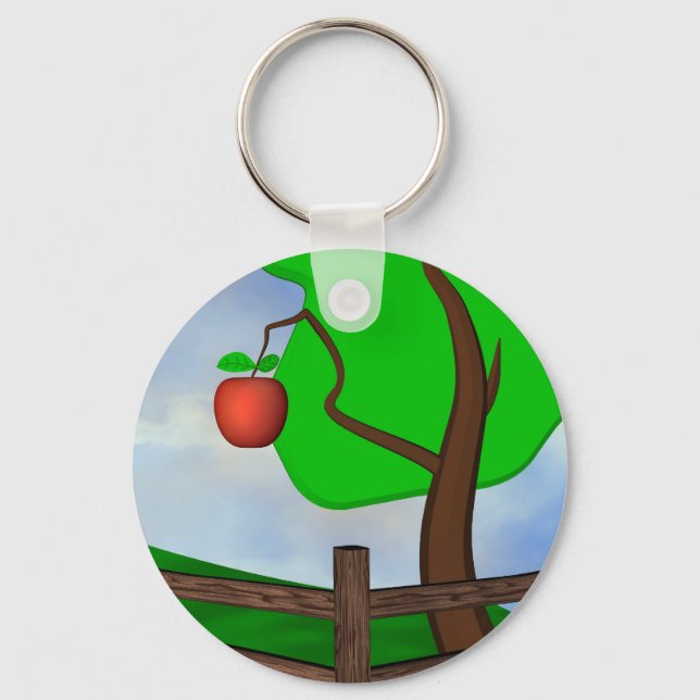 Apple Orchard Nyckelring (Framsida)