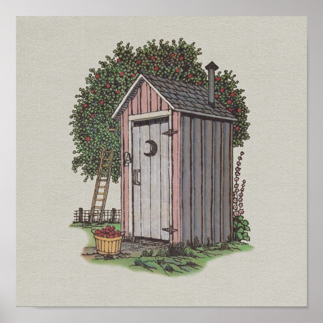 Apple Orchard Outhouse Poster (Framsidan)