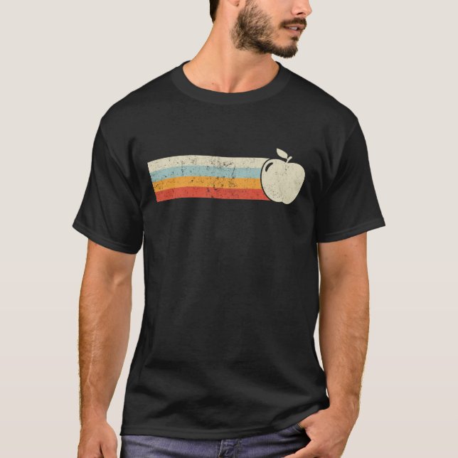 Apple Orchards Vintage Apple Picking T Shirt (Framsida)