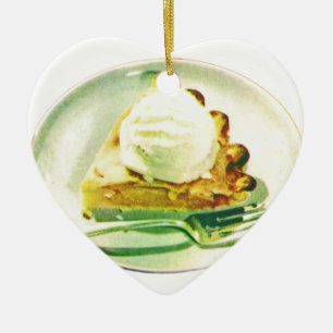 Apple paj 1955 julgransprydnad keramik