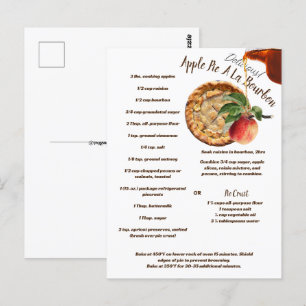 Apple Paj A La Bourbon Recipe Vykort