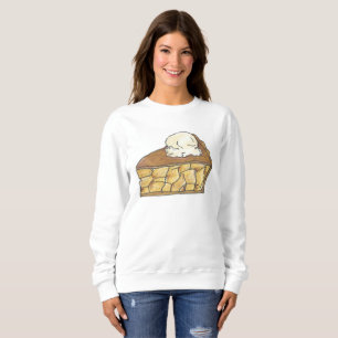 Apple Paj a la Mode Slice Dessert Sweatshirt Tee Shirt