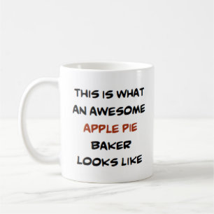 äpple paj-bagare, fantastisk kaffemugg