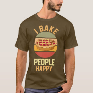 Apple Paj Baker Baking Food Älskare Foodie I Bake  T Shirt