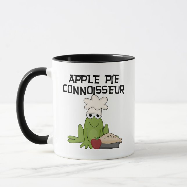Apple Paj Connoisseur Tshirts och Gifts Mugg (Vänster)