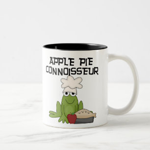 Apple Paj Connoisseur Tshirts och Gifts Två-Tonad Mugg