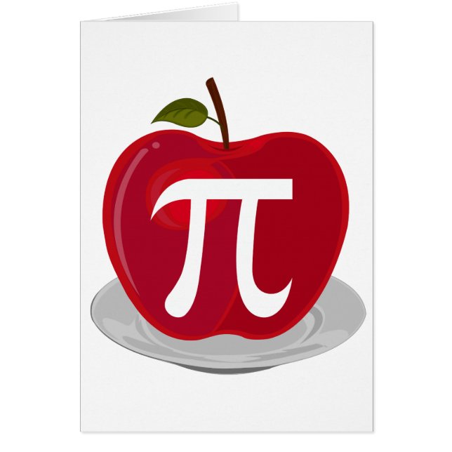 Apple Paj Hälsningskort (Framsidan)