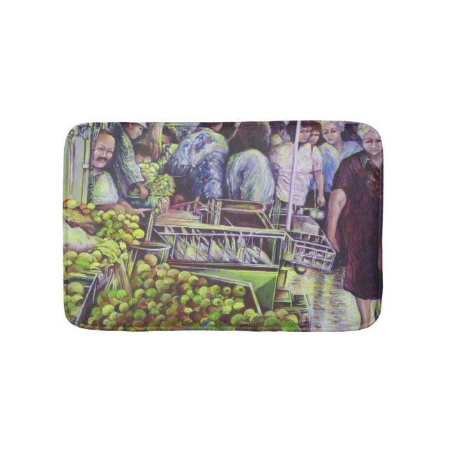 Apple Paj kräver äpplen Badrumsmatta (Framsidan)