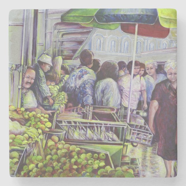 Apple Paj kräver äpplen, Misloc Underlägg Sten (Framsidan)