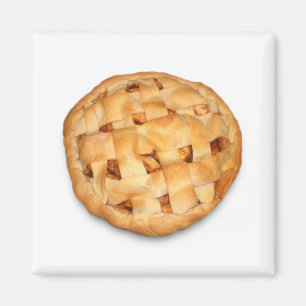 Äpple Paj (lägg till Färg i bakgrunden) Magnet