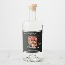 Apple Paj Moonshine Personlig Spritflaskor Etikett