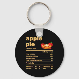 Äpple Paj Nutrition Facts Roligt Thanksgiving Chri Nyckelring