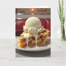 Äpple Paj och Vanilla Ice Cream Birthday