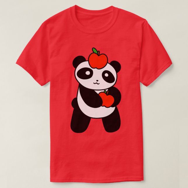 Apple Panda T Shirt (Design framsida)