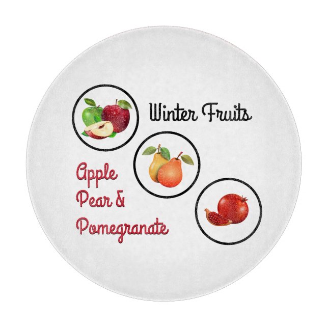 Äpple, Päron & Granatäpple Design (Framsidan)