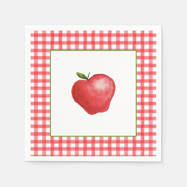 Apple Party Napkin Pappersservett (Framsidan)