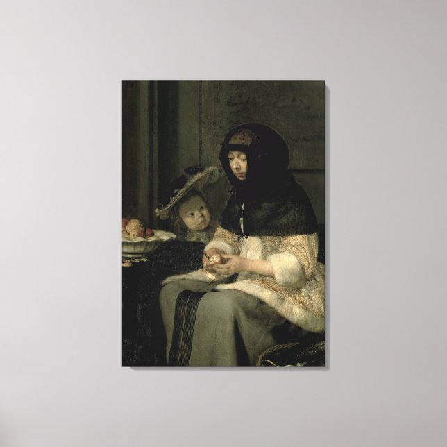 Apple Peeler, 1660 Canvastryck (Framsida)